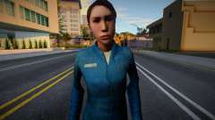 FeMale Citizen from Half-Life 2 v1 for GTA San Andreas