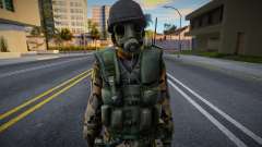 SAS (New Camo) from Counter-Strike Source for GTA San Andreas