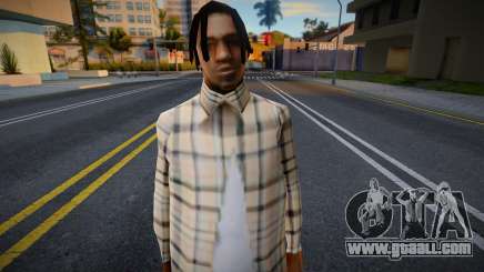 Fam 2 With Burberry Shirt for GTA San Andreas