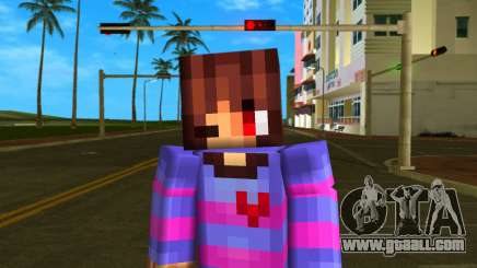 Steve Body Frisk Undertale for GTA Vice City