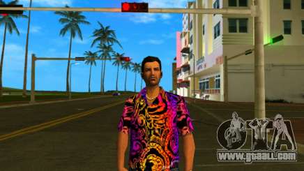 Shirt with patterns v14 for GTA Vice City