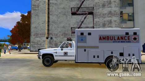 Chevrolet Silverado 1986 Ambulance for GTA 4