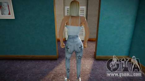 Girl in casual clothes for GTA San Andreas