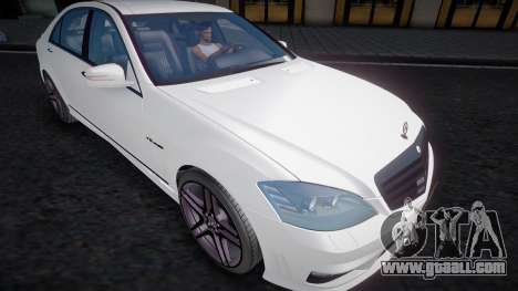 Mercedes-Benz W221 (White RPG) for GTA San Andreas