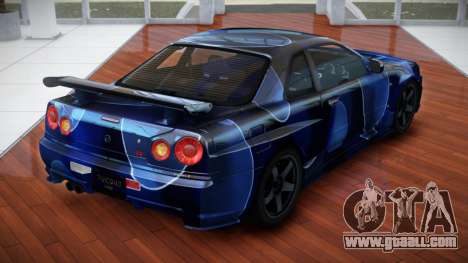 Nissan Skyline R34 GT-R V-Spec S6 for GTA 4