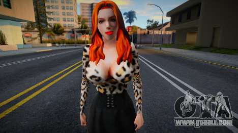Red-haired girl for GTA San Andreas