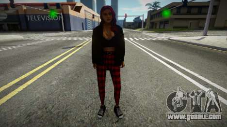 Red-haired girl 3 for GTA San Andreas