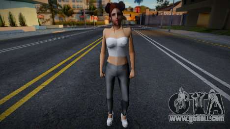 Girl in plain clothes v18 for GTA San Andreas