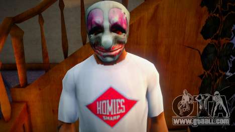 Mask from Payday: The Heist v2 for GTA San Andreas