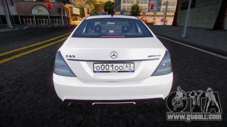 Mercedes-Benz W221 (White RPG) for GTA San Andreas