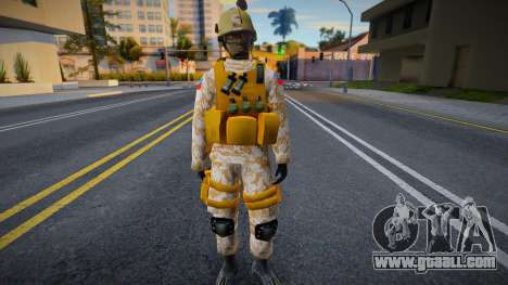 Chilean soldier from BOE for GTA San Andreas
