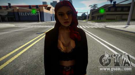 Red-haired girl 3 for GTA San Andreas