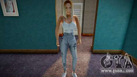 Girl in casual clothes for GTA San Andreas