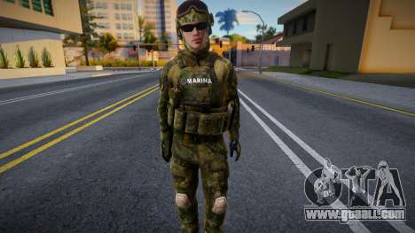 Soldier from 1er Batallón de Policia Naval for GTA San Andreas