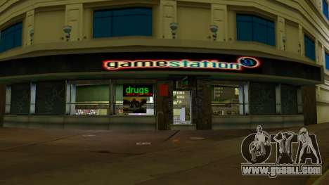 Gamestation Shop (New Worker Skin) for GTA Vice City