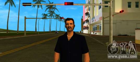 Tommy with mustache for GTA Vice City