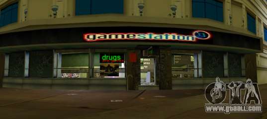 Gamestation Shop (New Worker Skin) for GTA Vice City