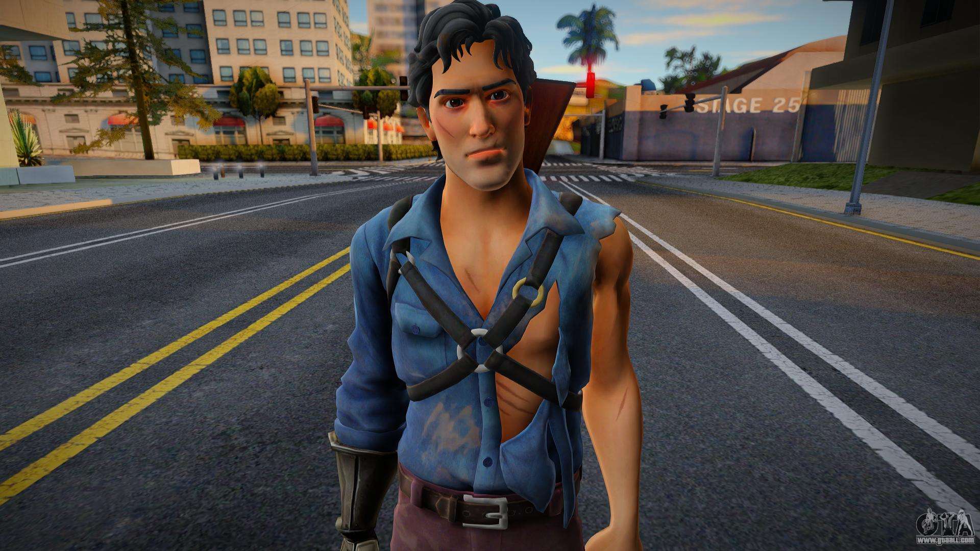 Ash Williams from Evil Dead (Fortnite) for GTA San Andreas