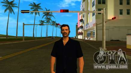 Tommy with mustache for GTA Vice City