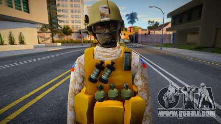 Chilean soldier from BOE for GTA San Andreas