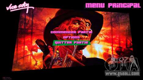 Freddy Krueger Menu for GTA Vice City
