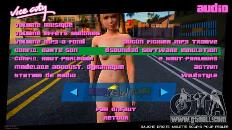 Marie Rose Nude Menu 1 for GTA Vice City