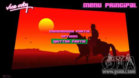 Red Dead Redemption 2 Menu 2 for GTA Vice City
