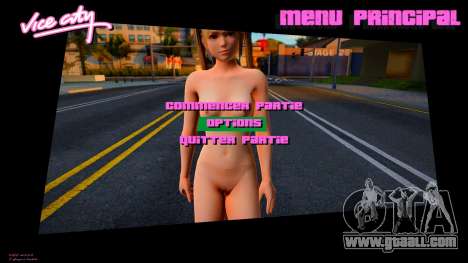 Marie Rose Nude Menu 1 for GTA Vice City