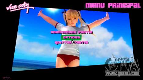 Marie Rose from DOA Menu for GTA Vice City