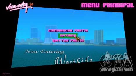 New Style Menu for GTA Vice City