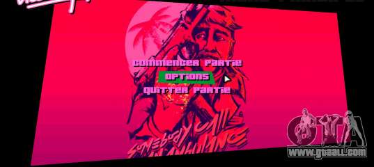 Hotline Miami Menu HD v1 for GTA Vice City