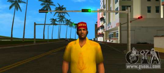 Pizza delivery man for GTA Vice City