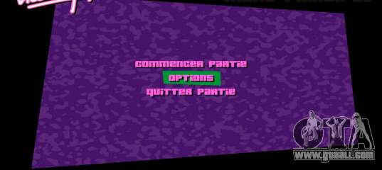 New Main Menu for GTA Vice City