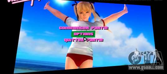 Marie Rose from DOA Menu for GTA Vice City