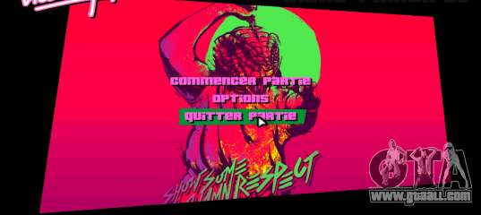 Hotline Miami Menu HD v3 for GTA Vice City