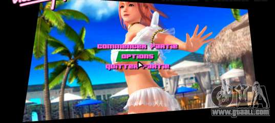 Girl from DOA Menu for GTA Vice City