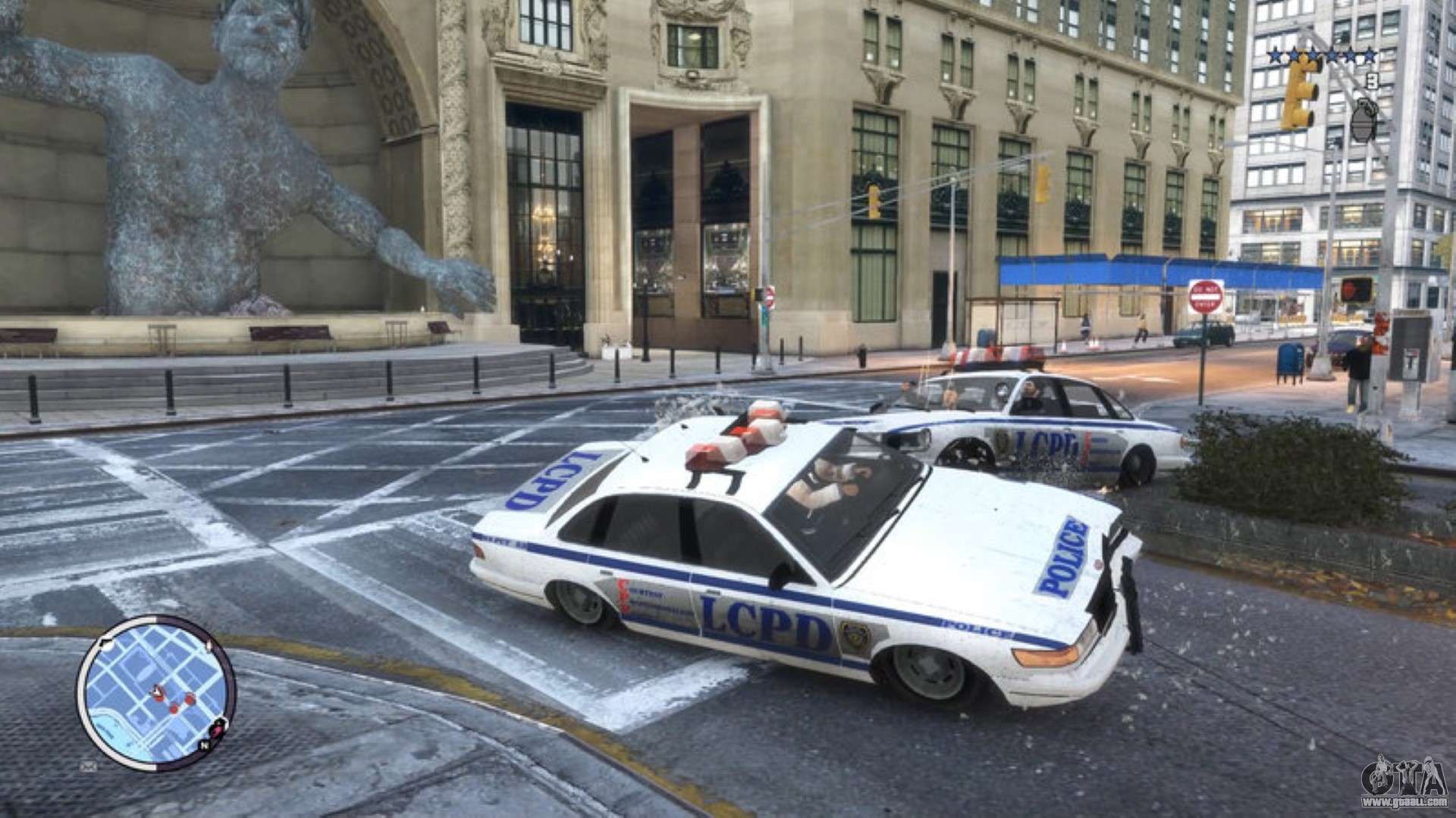 Download GTA IV Cop Cars Changed To Bike v1.0 for GTA 4