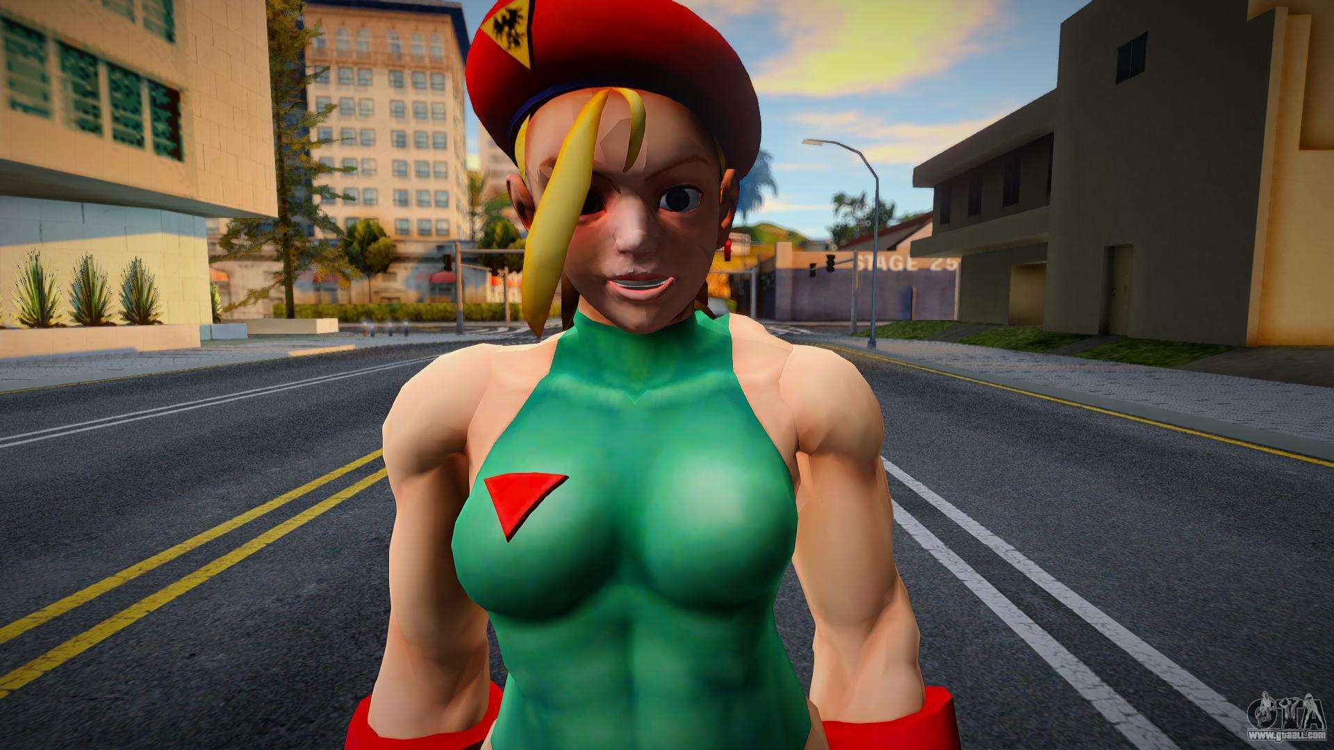 Download Cammy from Ultra Street Fighter IV for GTA San Andreas