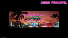 Miami menu mod for GTA Vice City