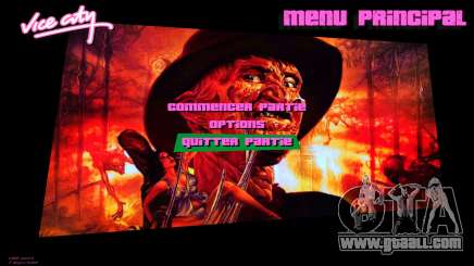 Freddy Krueger Menu for GTA Vice City