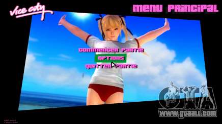 Marie Rose from DOA Menu for GTA Vice City