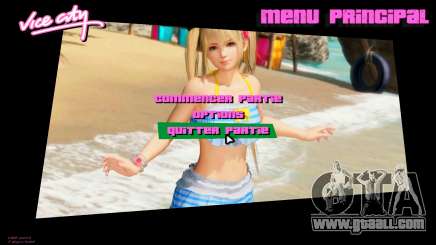 Marie Rose DOA Menu 4 for GTA Vice City