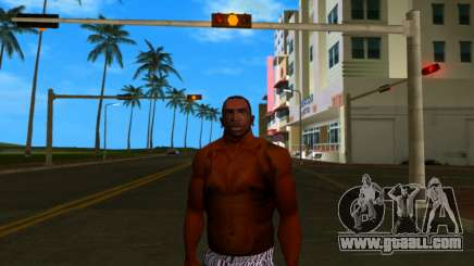 Carl with bare torso for GTA Vice City