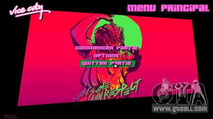 Hotline Miami Menu HD v3 for GTA Vice City