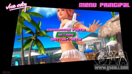 Girl from DOA Menu for GTA Vice City