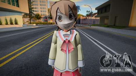 Yuuko Aoi from Nichijou (Low-poly version) for GTA San Andreas