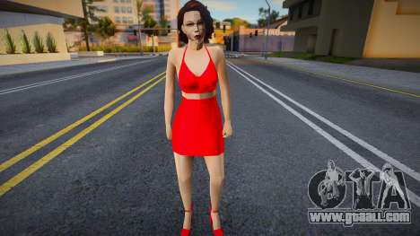 Girl in Red Dress v1 for GTA San Andreas