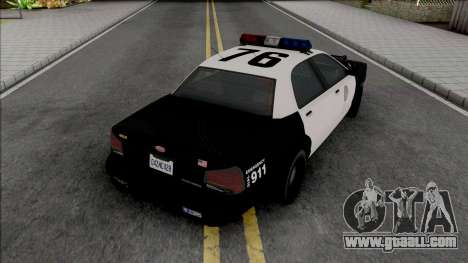Vapid Stanier Police Cruiser for GTA San Andreas