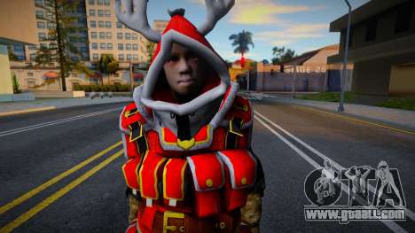 War Face New year Skin v5 for GTA San Andreas