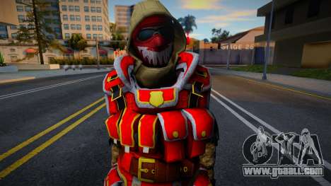 War Face New year Skin v6 for GTA San Andreas